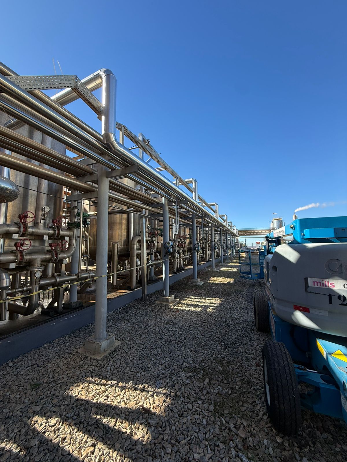 Planta industrial atendida pela Carbon Life